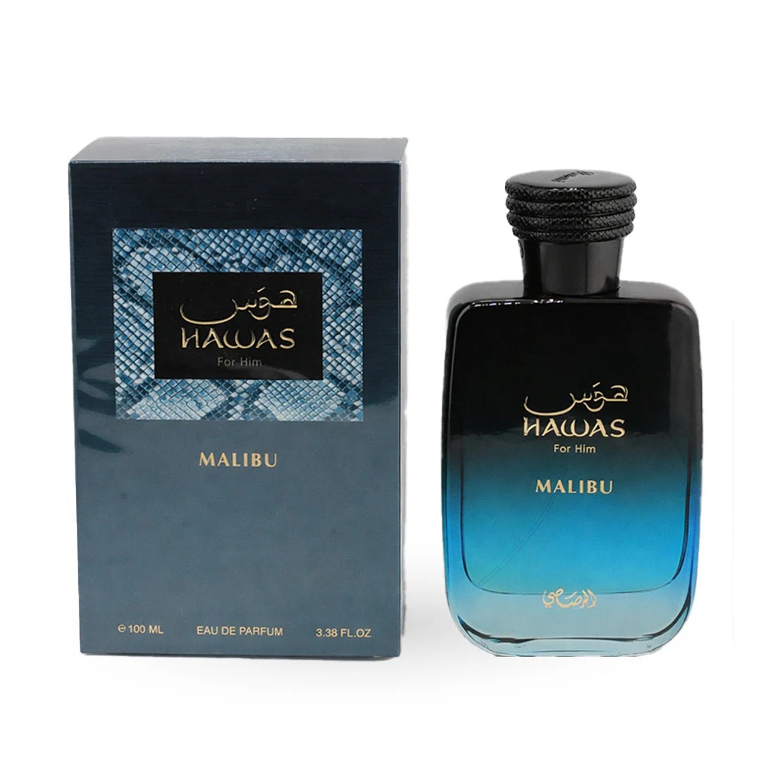 Rasasi Hawas Malibu For Him ED - Fragrance Perfume Note reseña y precio