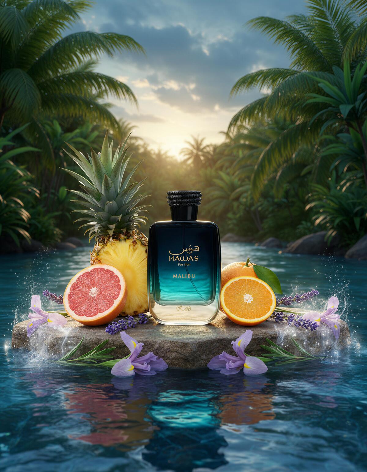 Rasasi Hawas Malibu For Him ED - Fragrance Perfume Note reseña y precio