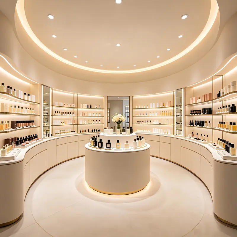 Exhibidores de Perfumes y Maqu - Perfume Fragrance Shop reseña y precio