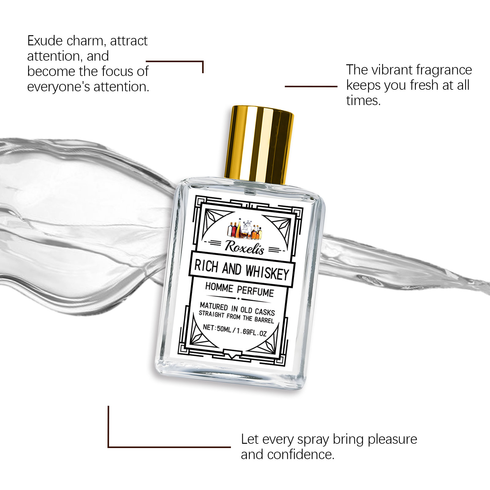 Perfume Roxelis Charm Whisky p - Fragrance And Perfume reseña y precio