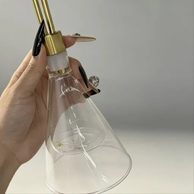 Botella de vidrio Golden‑Head  - Perfume Fragrance Shop reseña y precio